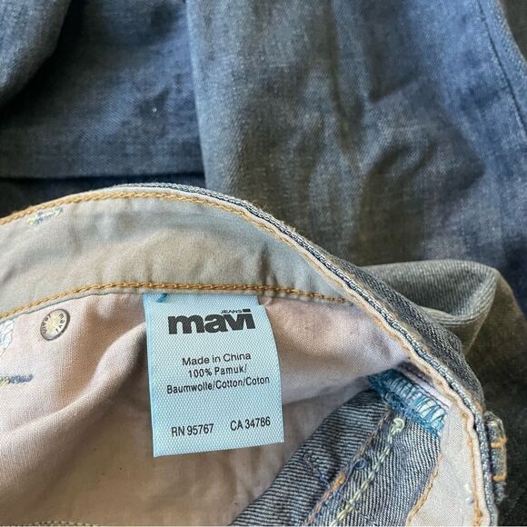 Mavi Matt Relaxed Baggy Vintage Wash Jeans Men’s Size 38x32 - Picture 5 of 10